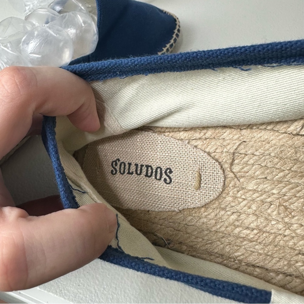 Soludos Women Blue Dali Espadrille Shoes Size 11 - Picture 6 of 8